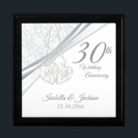 30:e årsdagen av Bröllop Minnesask<br><div class="desc">🥇 EN ORIGINAL COPYRIGHT ART DESIGN AV Donna Siegrist, ENDAST TILLGÄNGLIG PÅ ZAZZLE! 30:e Bröllop-årsjubileet redo för designnyckelruta så att du kan anpassa dig. NOTE: FÖRÄNDRA ENDAST MALLAREALERNA SOM BEHÖVS! 😀 Vid behov kan du ta bort texten och börja lägga till spelar ingen roll text och typsnitt på nytt. 📌...</div>