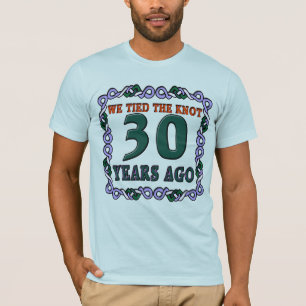 30:e årsdagen av Bröllop T-shirt