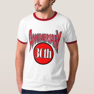 30:e årsdagen av Bröllop Tee Shirt