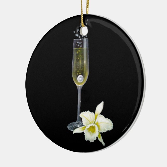 30:e årsdagen för Pearl Bröllop Julgransprydnad Keramik (Vänster)