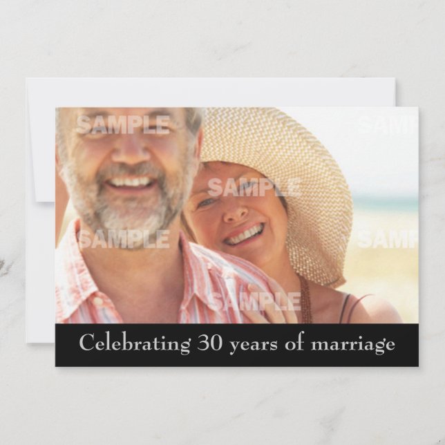 30:e årsdagens bjudande inbjudningar (Framsida)