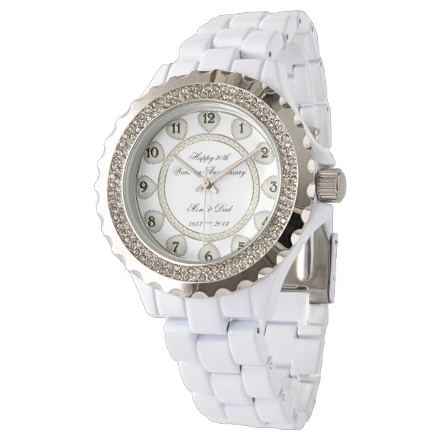 30:e Bröllop-årsdagen Armbandsur (Vinklad)