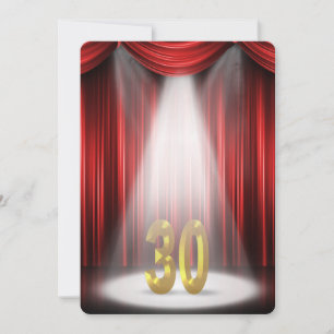 30:e Bröllop-årsdagen Party Inbjudningar