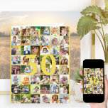 30:e eller något äldre fotosamlingskort med stort  kort<br><div class="desc">Ett stort födelsedagskort i fotomallen som du kan anpassa för alla åldrar och lägga till upp till 40 olika foton. Exemplet är för ett 30års födelsedag som du kan redigera och du kan också anpassa meddelandet inuti och registrera året på baksidan. Fotomallen är ett redo för dig att lägga till...</div>