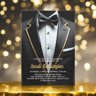 30:e händelsen i Svart- och Guld Tuxedo-dagstidnin Inbjudningar