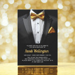 30:e händelsen i Svart- och Guld Tuxedo-dagstidnin Inbjudningar<br><div class="desc">Fira i stil med den här inbjudan till nyårsaftonferensen i Black and Guld Tuxedo, där elegans och sofistikering uttrycks. Den eleganta svarta bakgrunden och de skuggande accenterna från guld anger tonen för en luxuriös affär, perfekt för en milstolpe firande. Med sin förfinade tuxedo-inspirerade utformning fångar den här inbjudan kärnan i...</div>