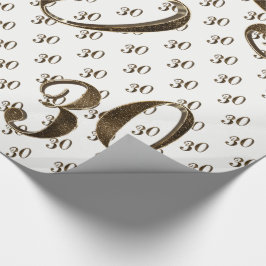 30:e Pearl Bröllop-årsdagen Typografi-Elegant Presentpapper