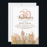 30 Fabulous Pampas Grass on White Birthday Inbjudningar<br><div class="desc">Vackert boho-stil Pampas-gräs på vit 30 och Fabulous 30års födelsedag-partiinbjudan till kvinnor. Kontakta oss om du behöver hjälp med anpassning eller om du vill begära matchande produkter.</div>