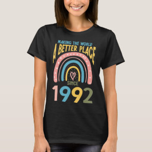 30 födelsedag Skapar världen ett bättre ställe sed T Shirt