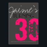 30 Födelsedagsfest inbjudan Neon och grått<br><div class="desc">Rosa,  Grönt,  Lila,  Gult,  vattenbruk och Grått kommer att vara färger att välja mellan när roligten 30års födelsedag dekoreras.  Njut av allas favorit färger och öga som fångar stil.  Lycklig 30års födelsedag.</div>