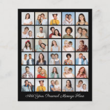 30 Fotokollage Lägg till din Hälsning Pappra Lakan