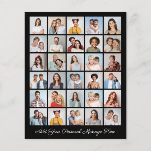 30 Fotokollage Lägg till din Hälsning Pappra Lakan