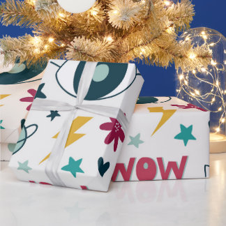 30 inches x 60 feet Doodle Wrapping Paper  Presentpapper