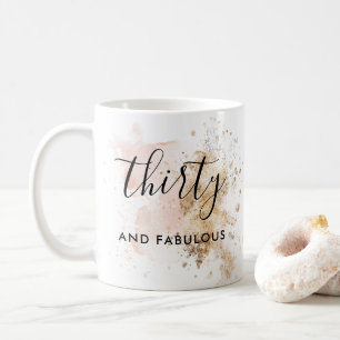 30 kvinnor och sköna 30års födelsedag kaffemugg