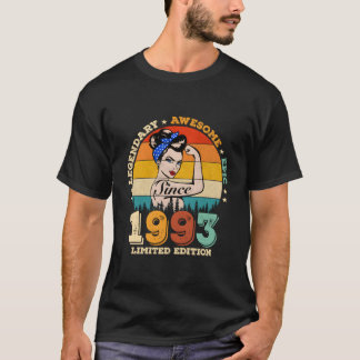 30 Legendarisk Sedan 1993 Fantastisk T Shirt