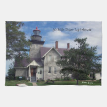 30 Mile Point Lighthouse kökshandduk
