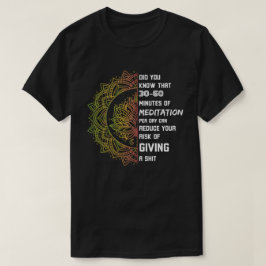30 minuters meditation per dag t shirt
