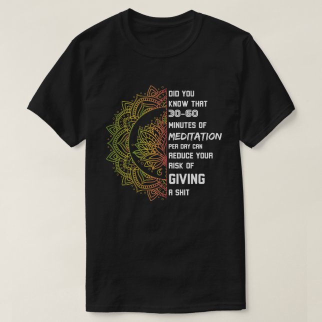 30 minuters meditation per dag t shirt (Design framsida)