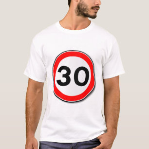 30 MPH-begränsningstrafiktecken T Shirt