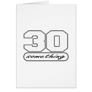 30 något hälsningskort