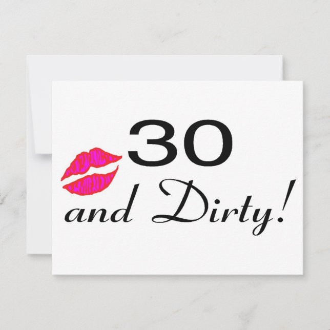 30 och Dirty Läppar (Framsida)