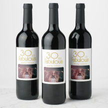 30 och Fabulous Elegant 30års födelsedag Photo