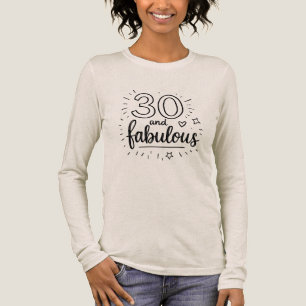30 och fantastisk Doodle Glad 30-årsdag T Shirt