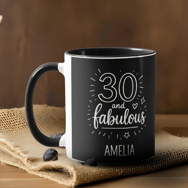 30 och fantastisk Klippdocka Glad 30-årsdag Mugg (Skapare uppladdad)