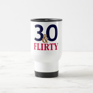 30 och Flirty 30års födelsedag Resemugg
