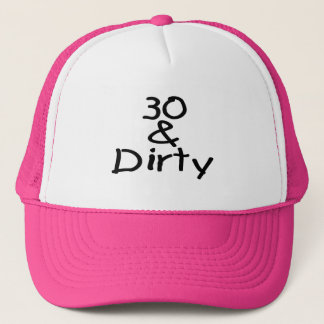 30 och smutsig truckerkeps