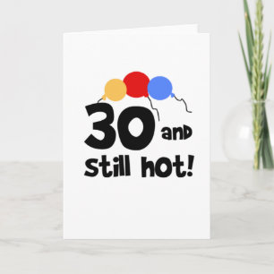 30 och stillastående Hett Kort