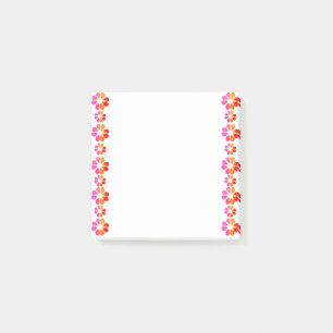 30 Orangars rödblomma Post-it Block