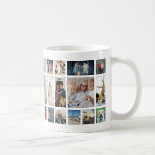 30 personlig för fotokollage-mall kaffemugg
