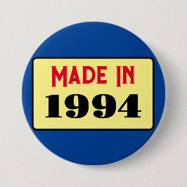 30-stifts märke 30års födelsedag 1994 knapp