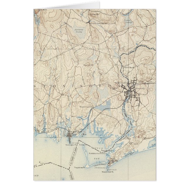 30 Stonington lakan Hälsningskort (Framsidan)