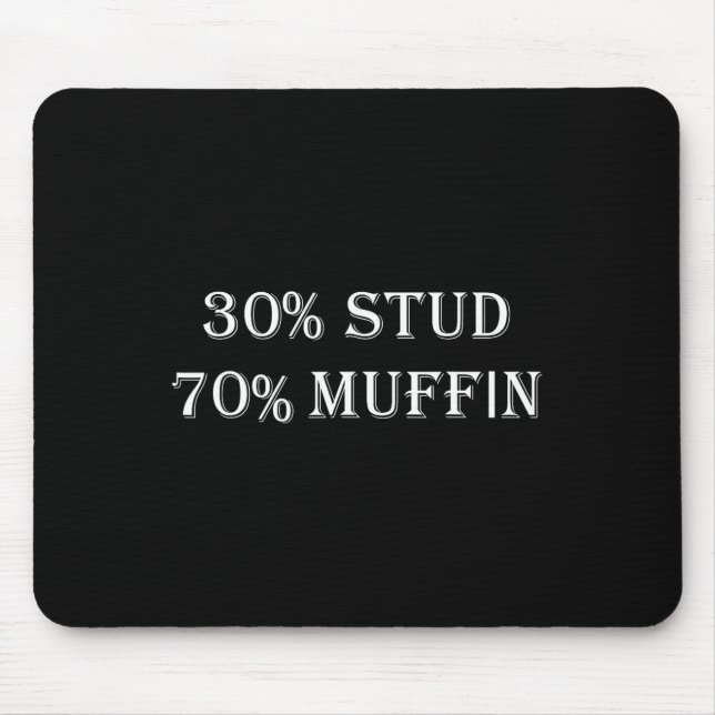 30% Stud 70% Muffin Funny Valentine Ord Musmatta (Framsidan)
