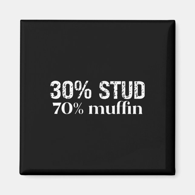30 Stud 70 Muffin Roliga Alla Hjärtansdags-citat F Magnet (Framsidan)