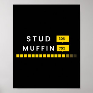 30 Stud 70 Muffin som säger Fars dag Manar Women K Poster