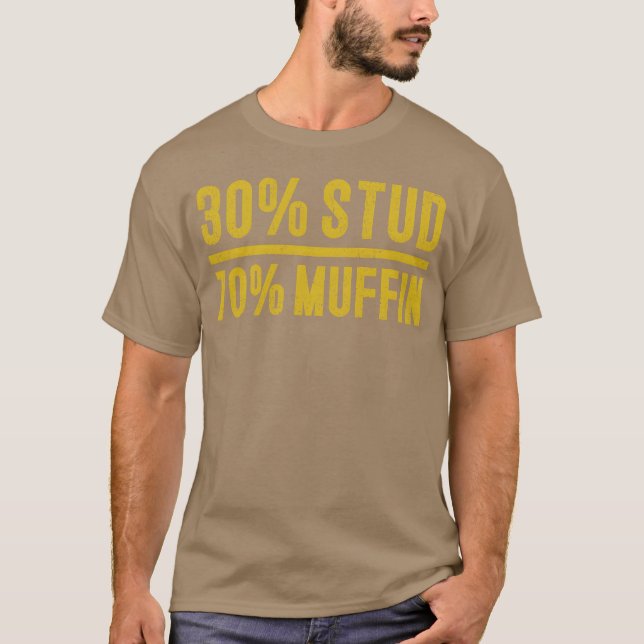 30 STUD 70 MUFFIN vintage T Shirt (Framsida)