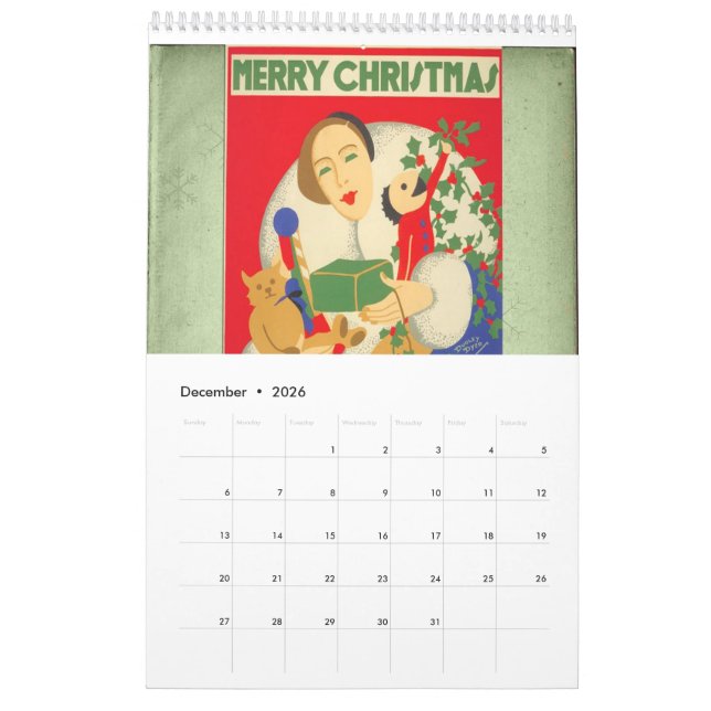 30-talväggkalender kalender (Dec 2026)