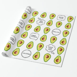 30 tum x 6 ft Avocado Wrapping Papper Presentpapper