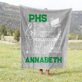 30-tums x40-tums School Band Stadium Fleecefilt