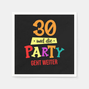 30 Und Die Party 30:e födelsedagshälsgåva Pappersservett