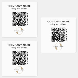 30 Vattentäta fästdon - bärbar dator med QR-kod fö Klistermärke