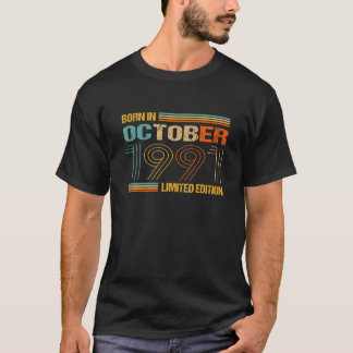 30 Vintage 1991 T Shirt