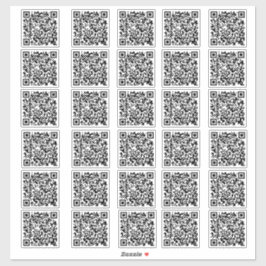 30 Vinyl Stickers-Anpassningsbar med QR-kod för fö Klistermärken