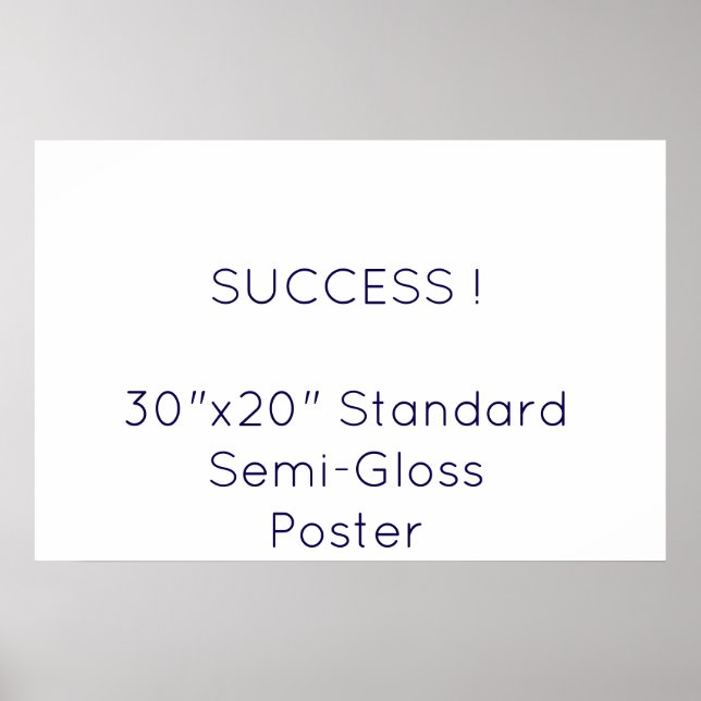 30"x20" Standard Halvblank Affisch (Framsidan)