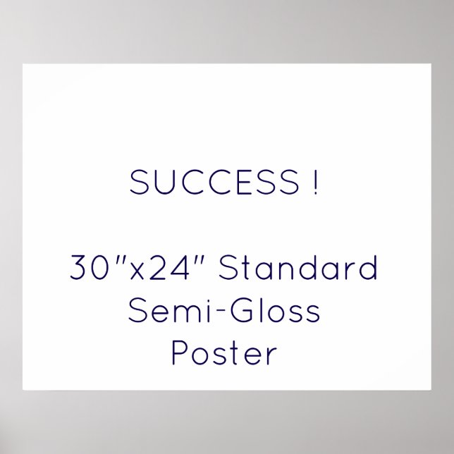 30"x24" Standard halvblank affisch (Framsidan)