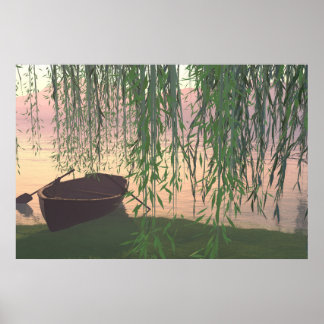 30" x 24" pappersaffisch med "Under the Willows" - Poster