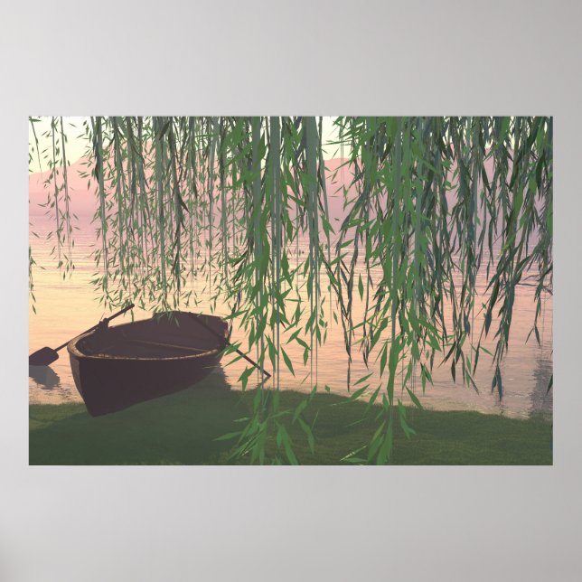 30" x 24" pappersaffisch med "Under the Willows" - Poster (Framsidan)